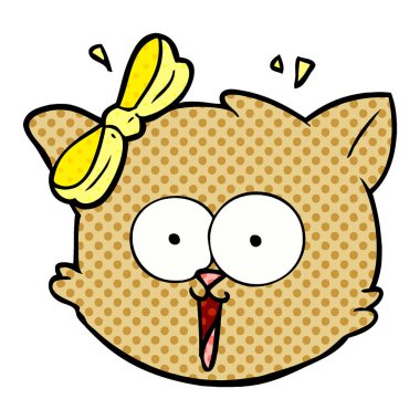 sürpriz kedi yüz çizgi film