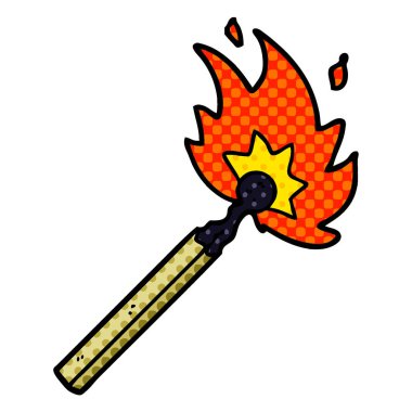 vektör çizim karikatür maç