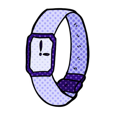 vektör çizim karikatür kol saati