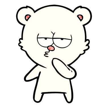 sıkılmış kutup ayısı çizgi film