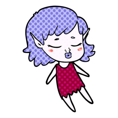 güzel çizgi film elf kızı uçan