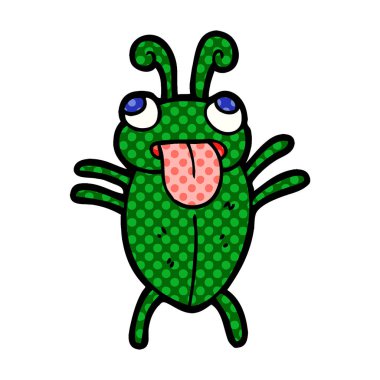 komik karikatür hata vektör çizim