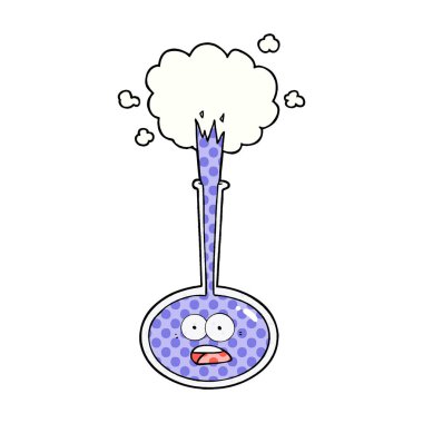 vektör çizim karikatür bilim kaza