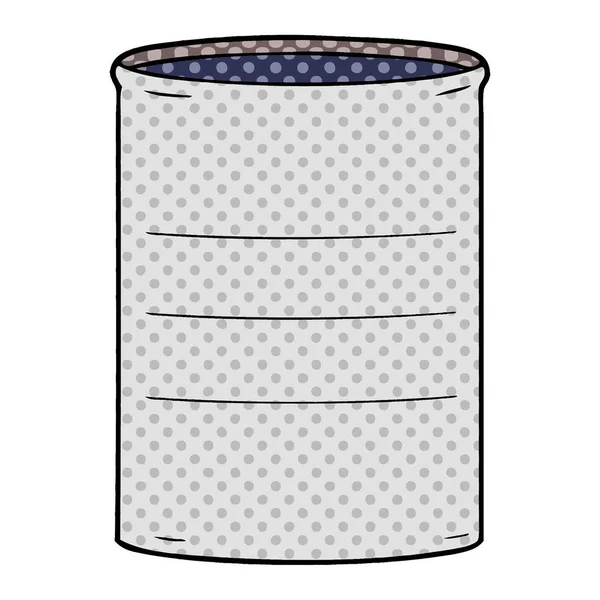 Vektorové Ilustrace Kreslené Ropy Buben — Stockový vektor