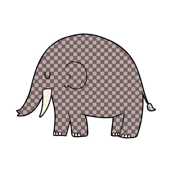 卡通大象的矢量图解 — 图库矢量图片