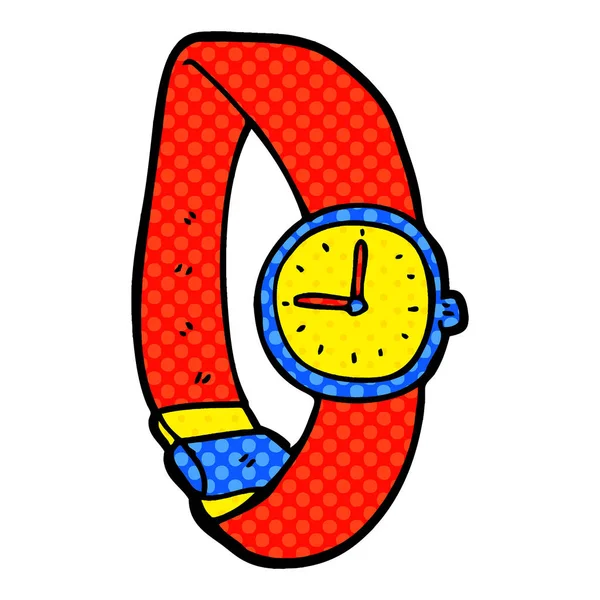 Vektor Illustration Der Cartoon Armbanduhr — Stockvektor
