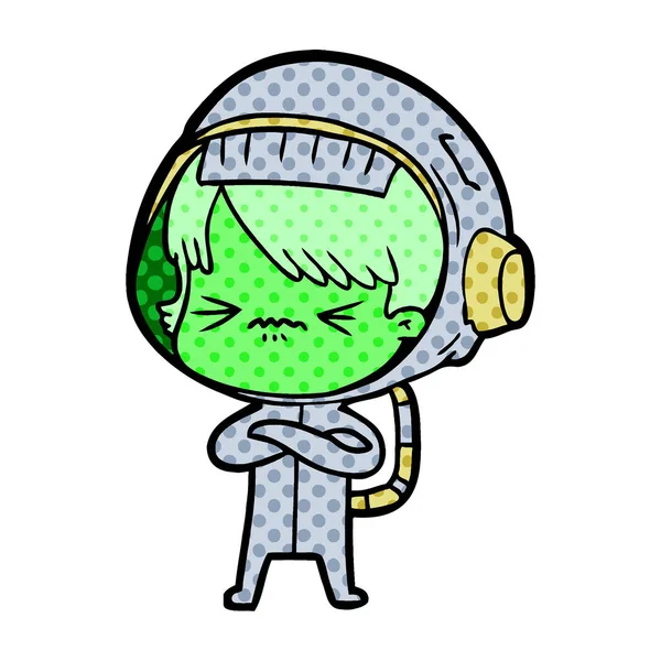 kızgın çizgi film alan kız