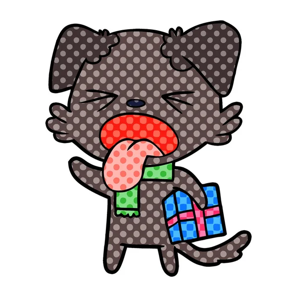 Noel hediye ile tiksinti köpek çizgi film