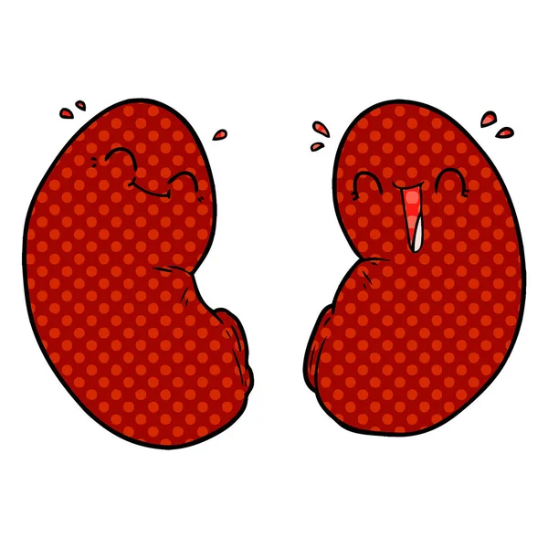 vektör çizim karikatür böbrekler