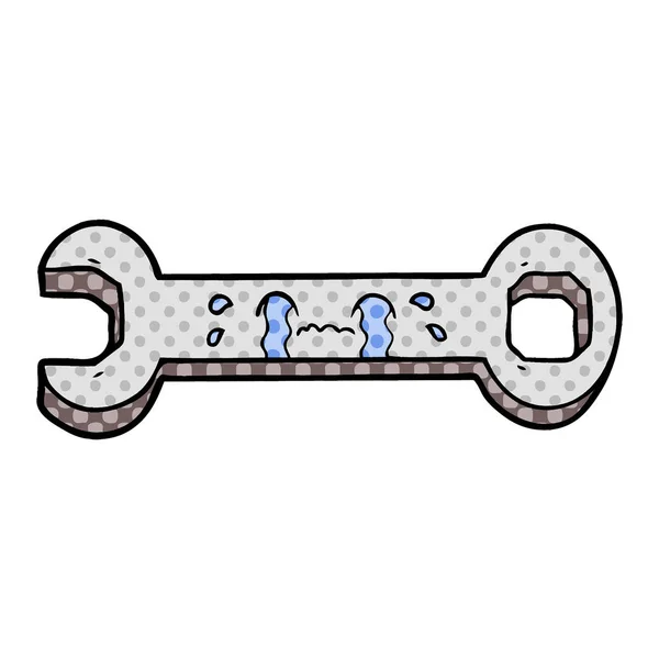 Vektor Illustration Des Cartoon Schlüssels — Stockvektor