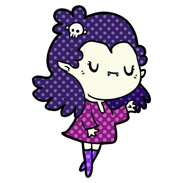 sevimli çizgi vampir kız