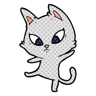 karışık karikatür kedi vektör çizim