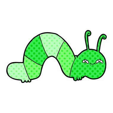 vektör çizim karikatür mutlu kedi