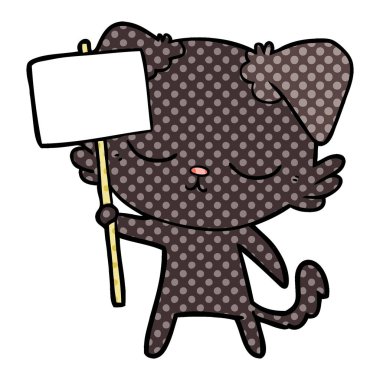 Çizgi film köpeğinin vektör çizimi