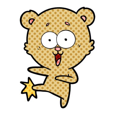 Ayıcık çizgi film gülüyor