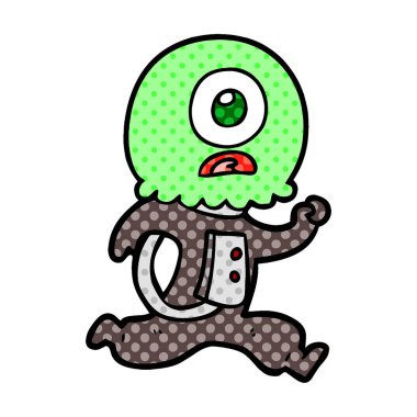 çizgi film Tepegöz'ü yabancı uzay adamı çalışan