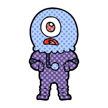 çizgi film Tepegöz'ü yabancı uzay adamı