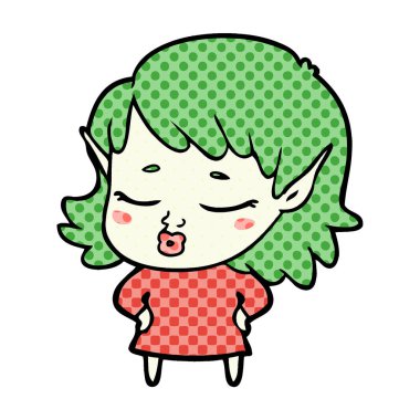 güzel çizgi film elf kızı