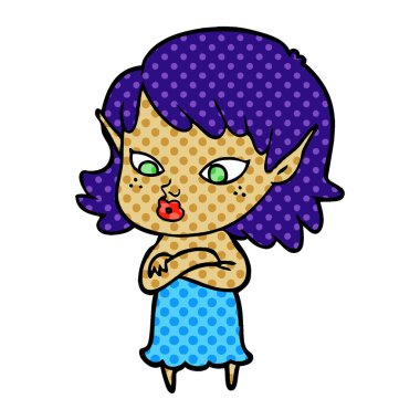 güzel çizgi film elf kızı