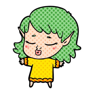 güzel çizgi film elf kızı