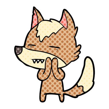 Kurt gösteren diş çizgi film