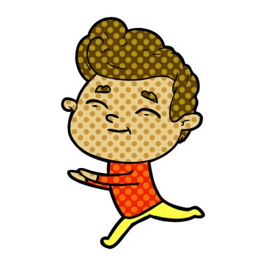 vektör çizim karikatür adam