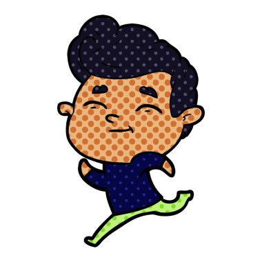 vektör çizim karikatür adam