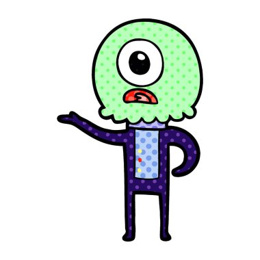 Tepegöz'ü yabancı uzay adamı anlatan çizgi film