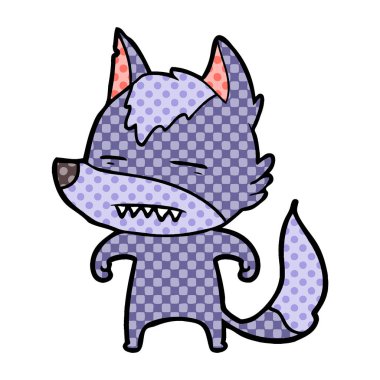 Kurt gösteren diş çizgi film