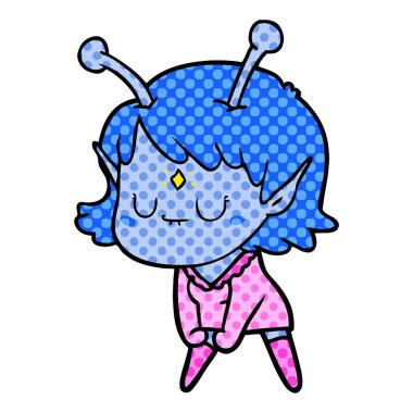 çizgi film yabancı kız kas poz yapıyor