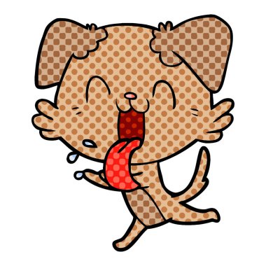 köpek çalışan nefes nefese çizgi film