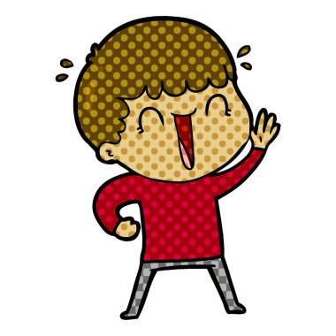 çizgi film adam sallayarak