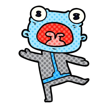 çizgi film garip yabancı iletişim