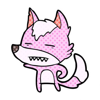 Kurt gösteren diş çizgi film