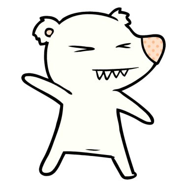 kızgın kutup ayısı karikatür