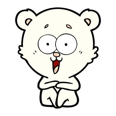 Ayıcık çizgi film gülüyor