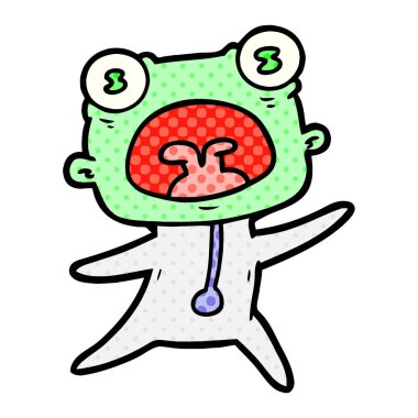 çizgi film garip uzaylı kaçmak