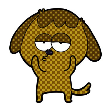 Çizgi film köpeğinin vektör çizimi