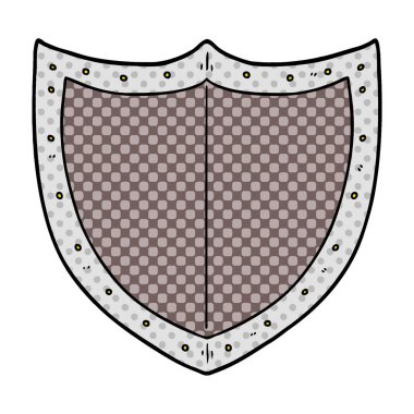 vektör çizim karikatür kalkan