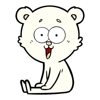 Ayıcık çizgi film gülüyor