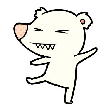 Kutup ayısı çizgi film dans