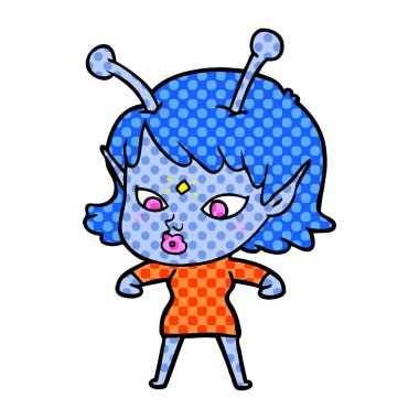 güzel çizgi film yabancı kız