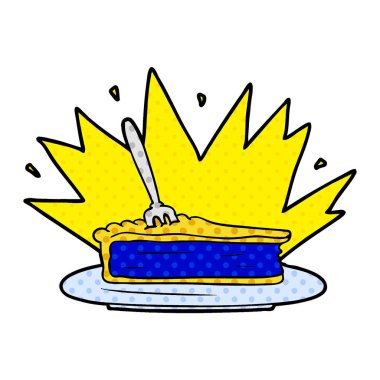 çizgi film lezzetli tatlı vektör çizim