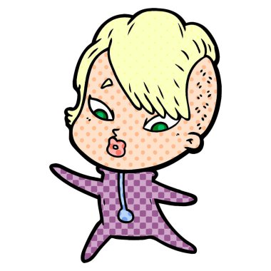 bilim kurgu elbiseleri sürpriz kız çizgi film