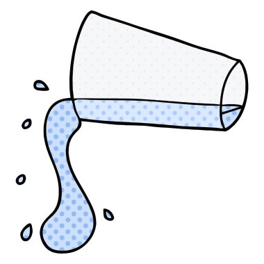 çizgi film serin bir içim su