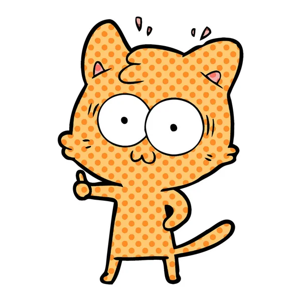 Vektorová Ilustrace Kreslené Kočky — Stockový vektor