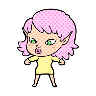 güzel çizgi film elf kızı