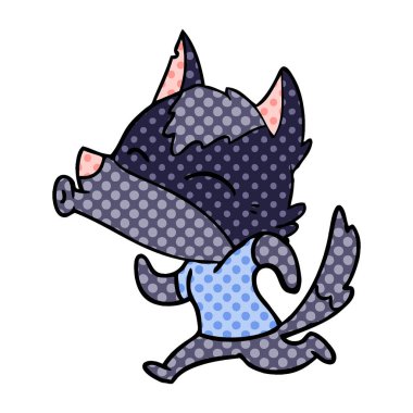 uluyan çizgi film kurt Giyim Eşyası