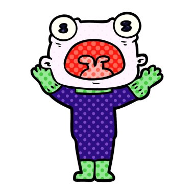 çizgi film garip yabancı iletişim