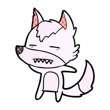 Kurt gösteren diş çizgi film